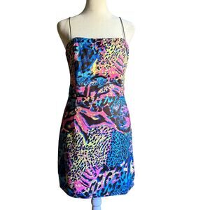 Vibrant Multicolor Mini Dress